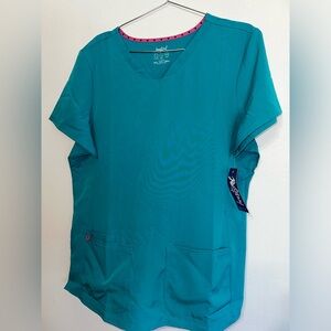 Heart soul scrub top